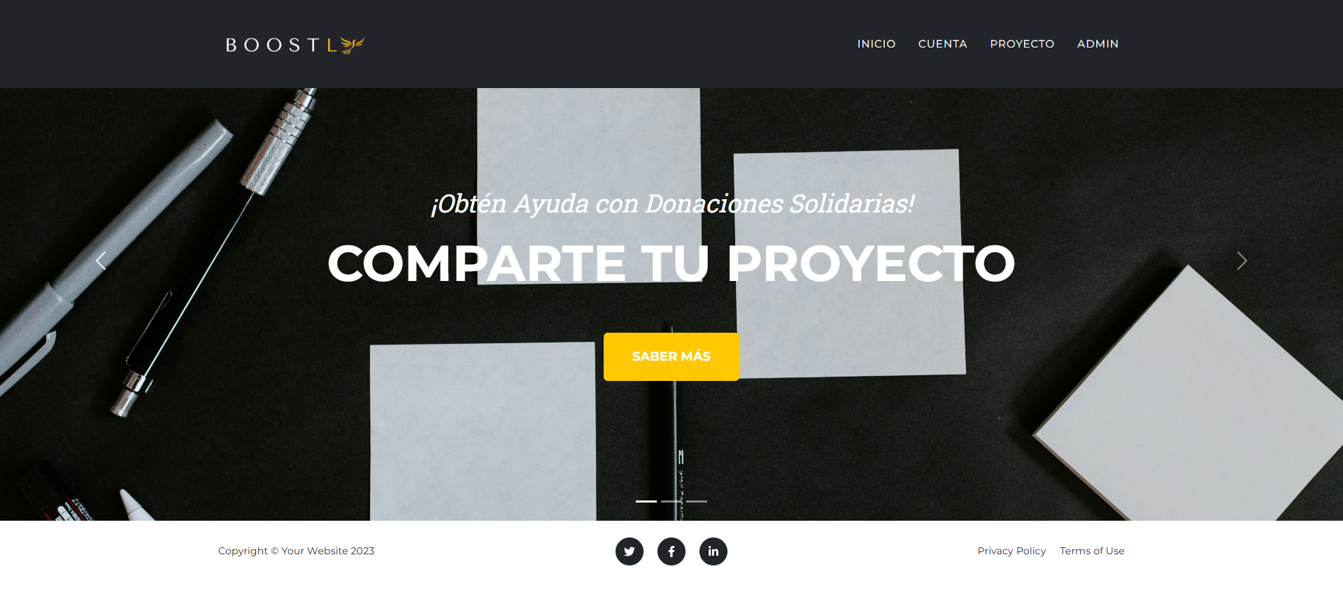 BOOSTLY - Plataforma web full-stack